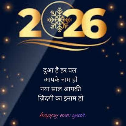 Happy New Year 2026 Shayari