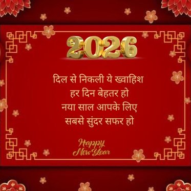 Happy New Year 2026 Shayari