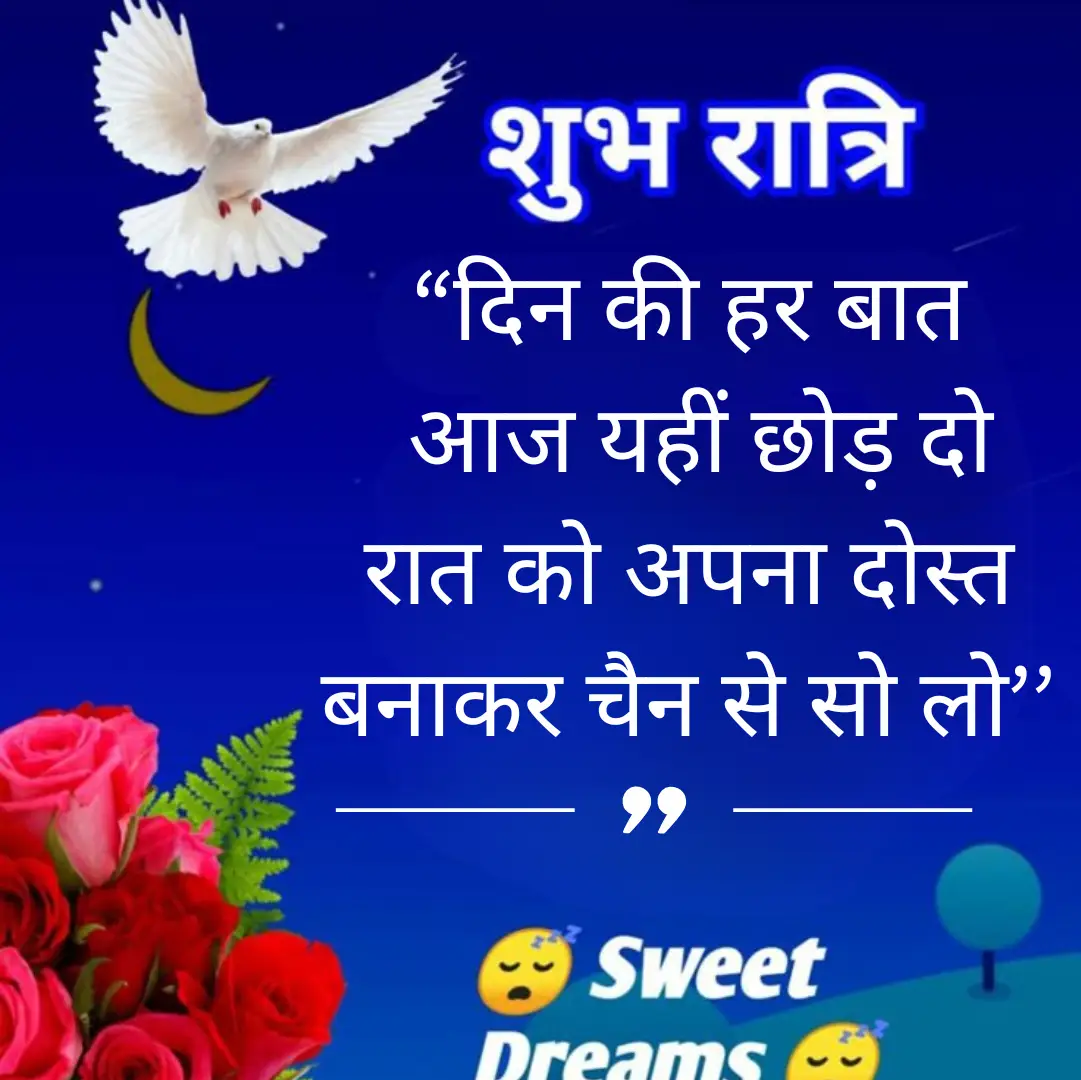 Good Night Shayari in Hindi